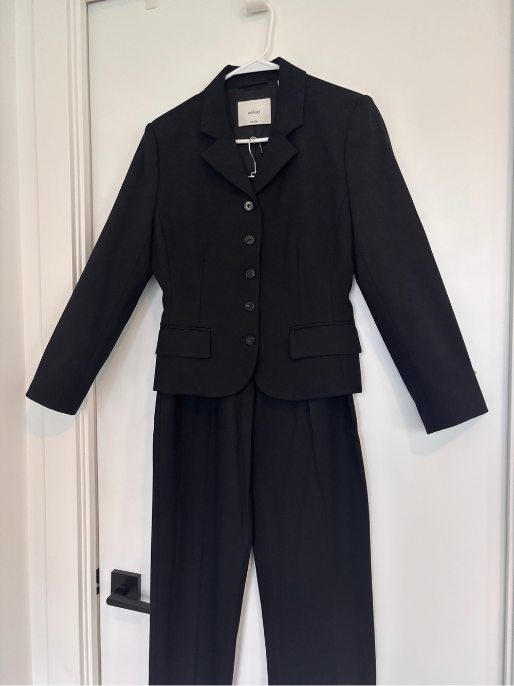 Wilfred Black Tailored Women's Pantsuit
